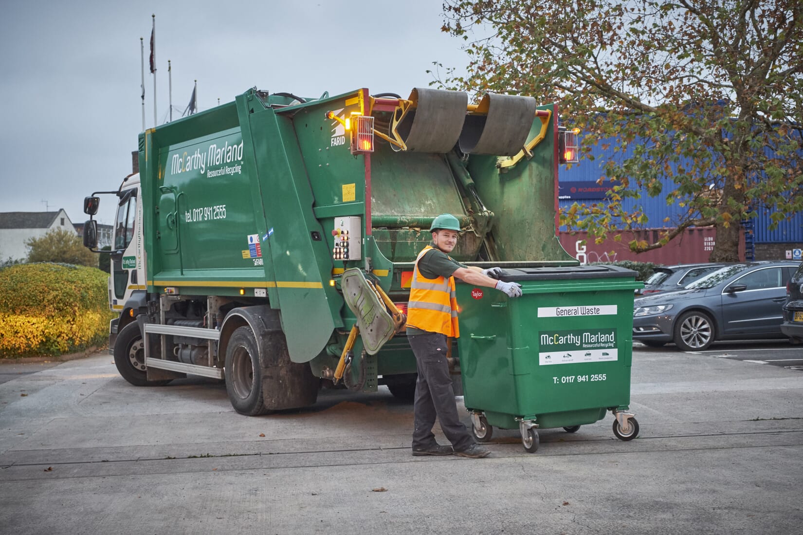 Site Bins | Large Wheelie Bins for Construction | McCarthy Marland